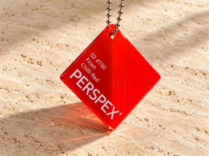 Rood Perspex